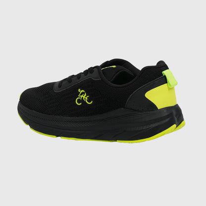 Black branded sports shoes for men