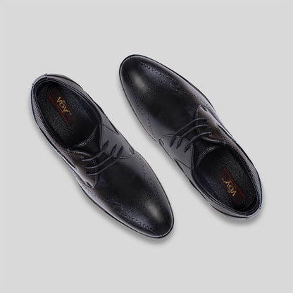 black casual formal shoes for men 2497