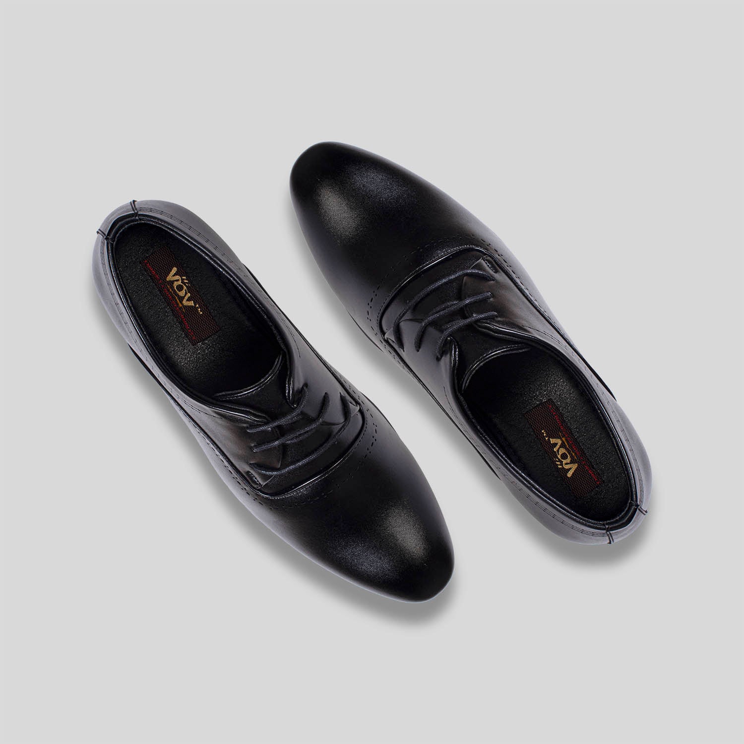 black casual formal shoes for men g-94