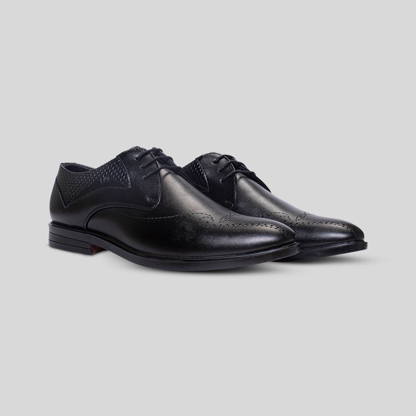 black comfortable formal shoes for men 2497