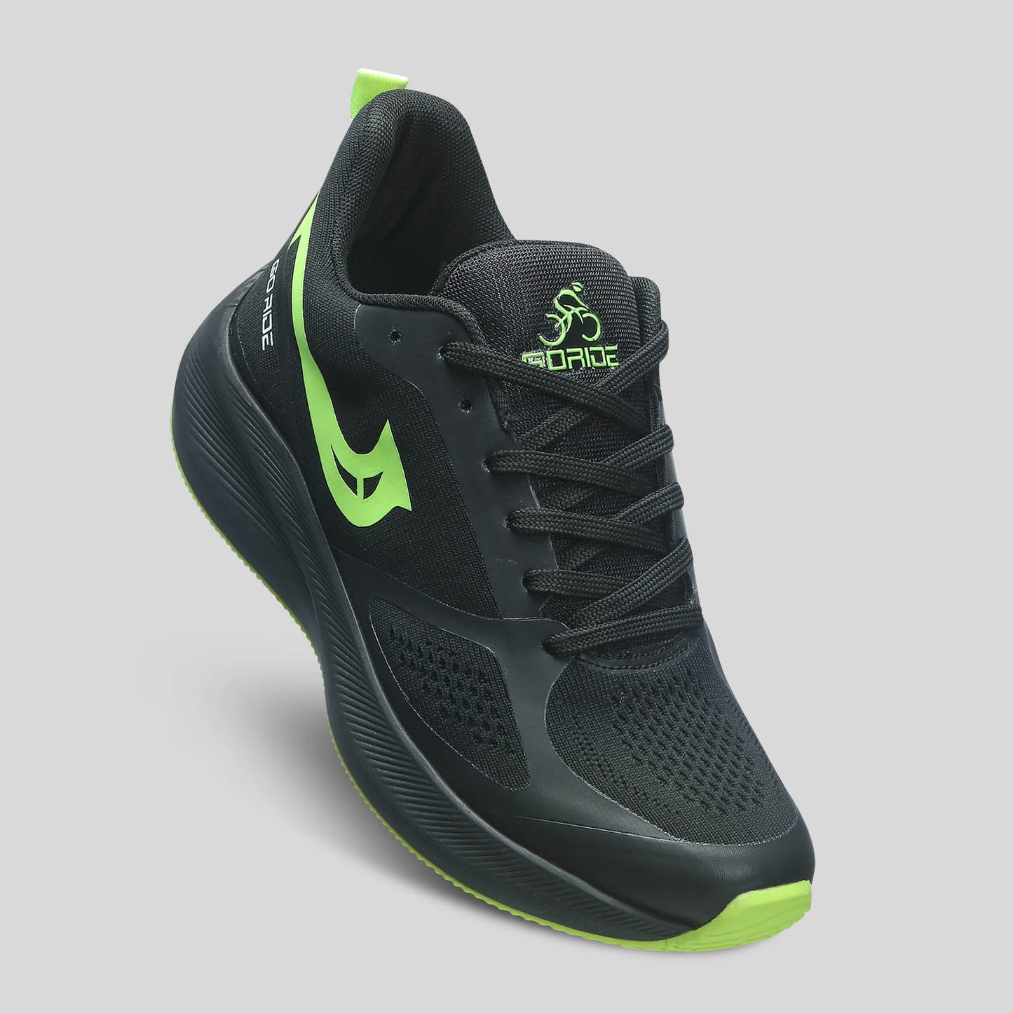 Black latest running shoes for men