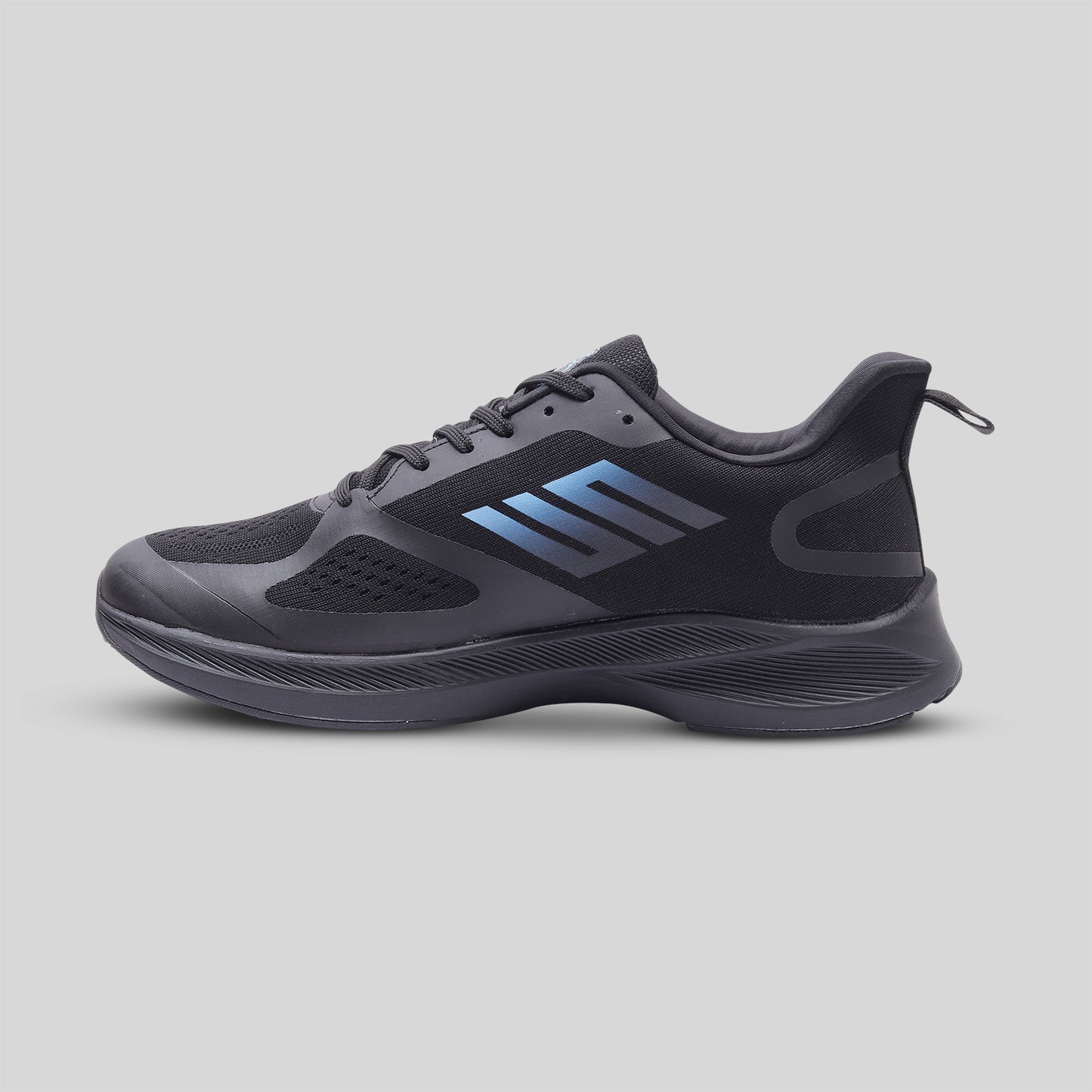 Black Sports Shoes For Men - Bright