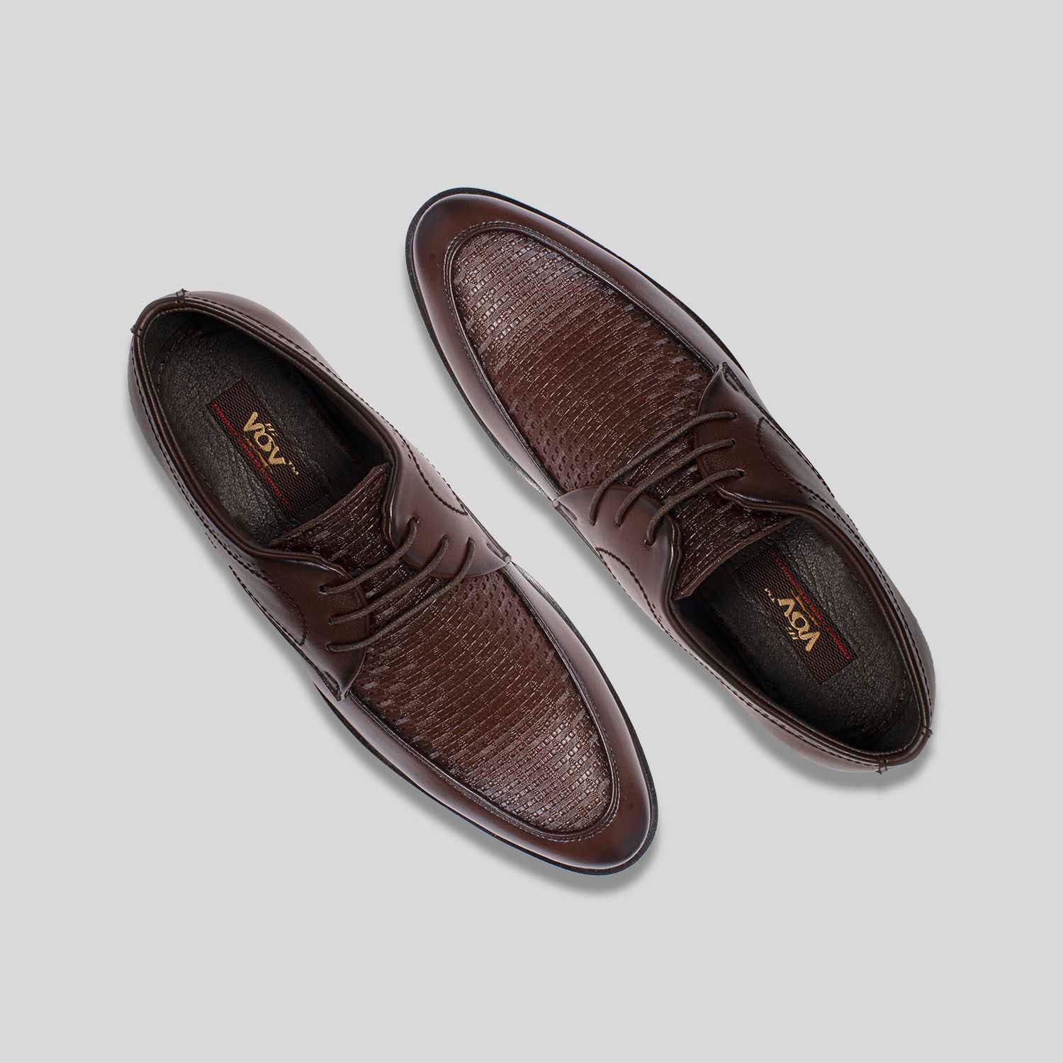 brown branded formal shoes for men