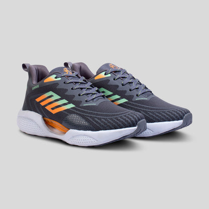 Grey running shoes for men