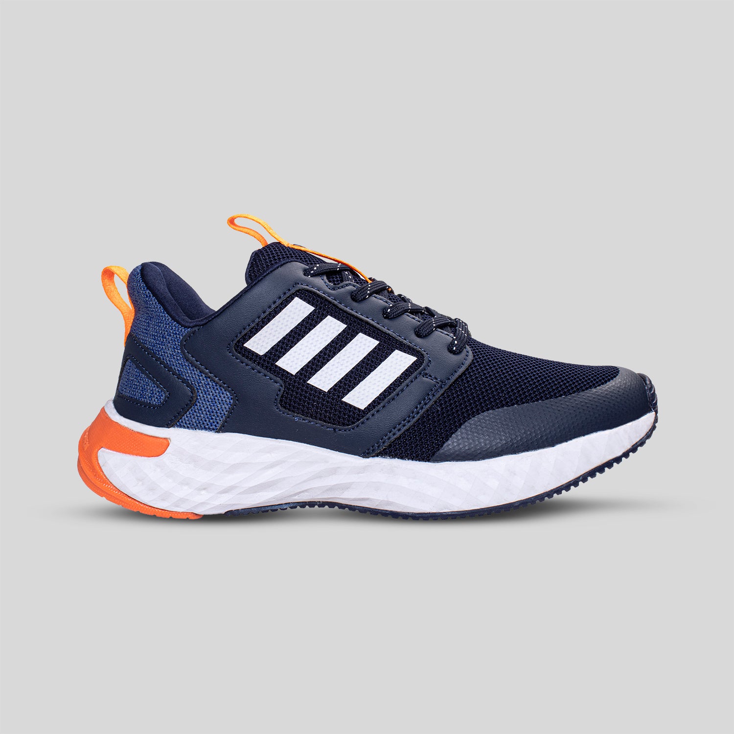 Navy Flexible running shoes for men