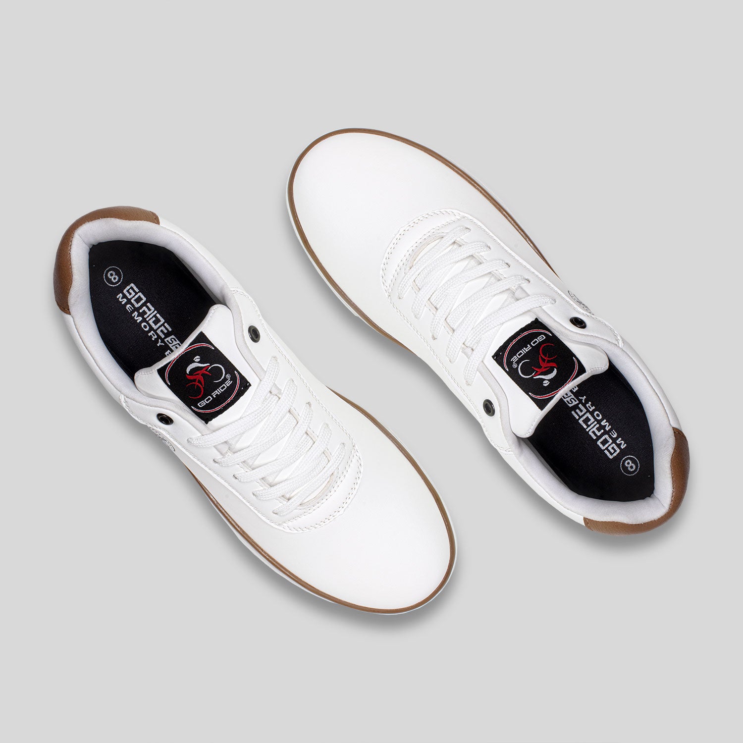 sleek sneakers for men white