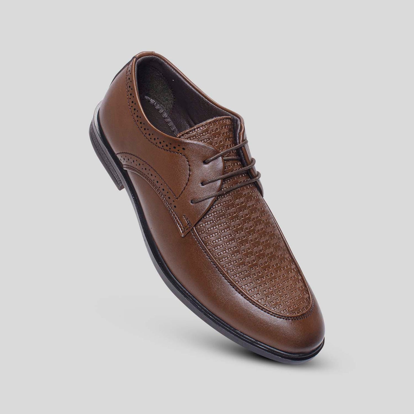 tan branded formal shoes for men