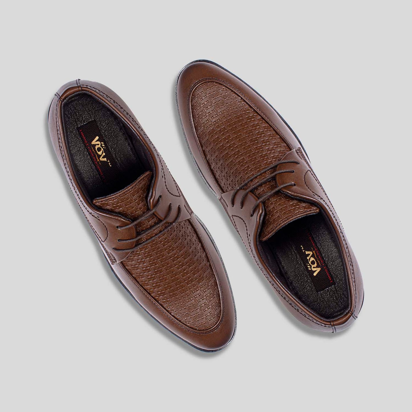 tan casual formal shoes for men