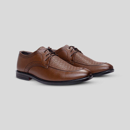 tan comfortable formal shoes for men