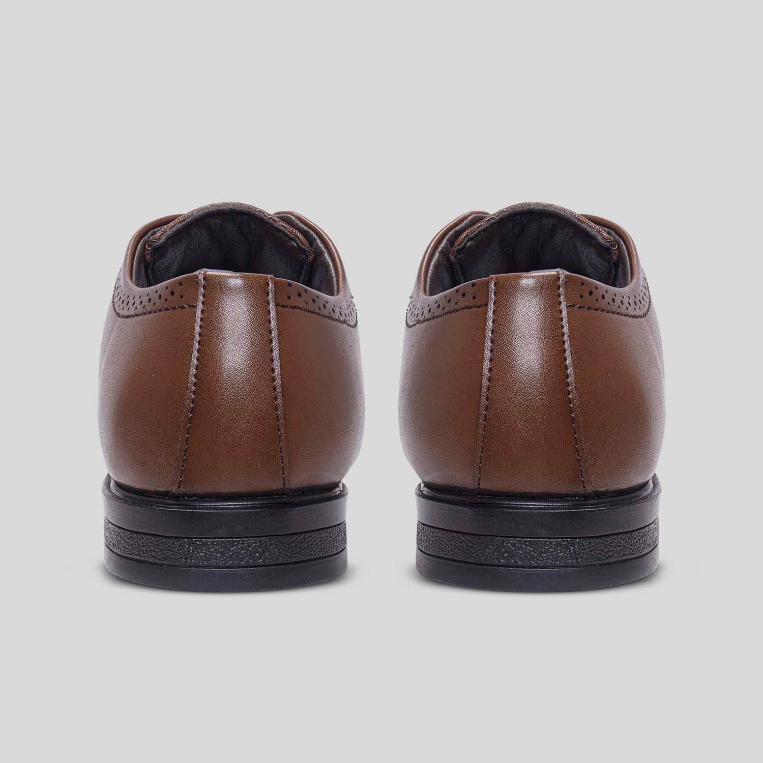 tan stylish formal shoes for men