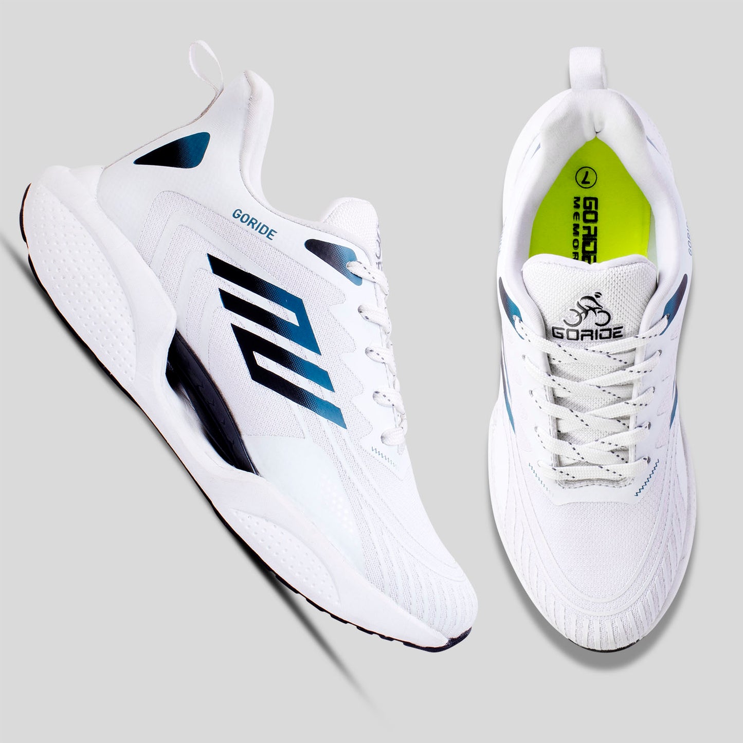 White best comfortable sports shoes for men 