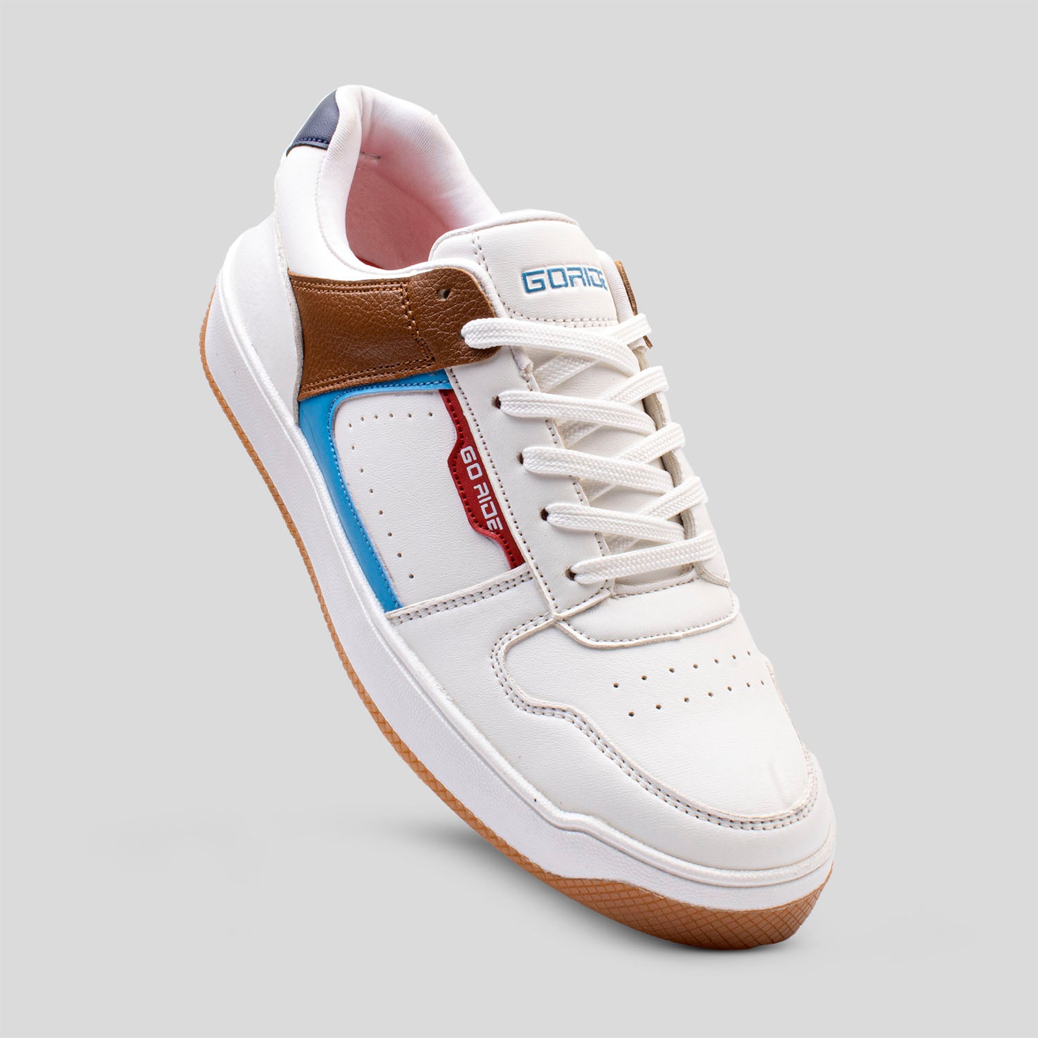 White trendy sneakers for men